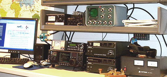 NSARCs primary HF station, an Icom IC-756 ProIII into a SteppIR Yagi for 20-10m.